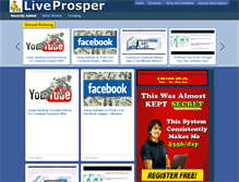 Tablet Screenshot of liveprosper.com